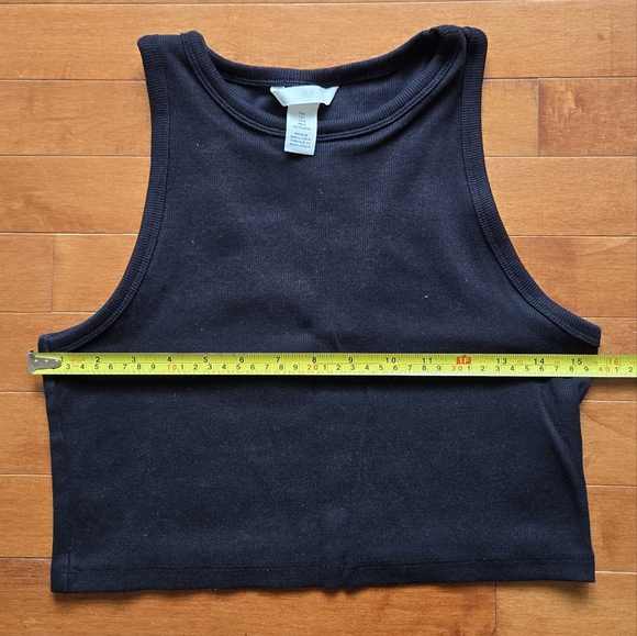 H&M Black Ribbed Tank Top - Picture 3 of 7